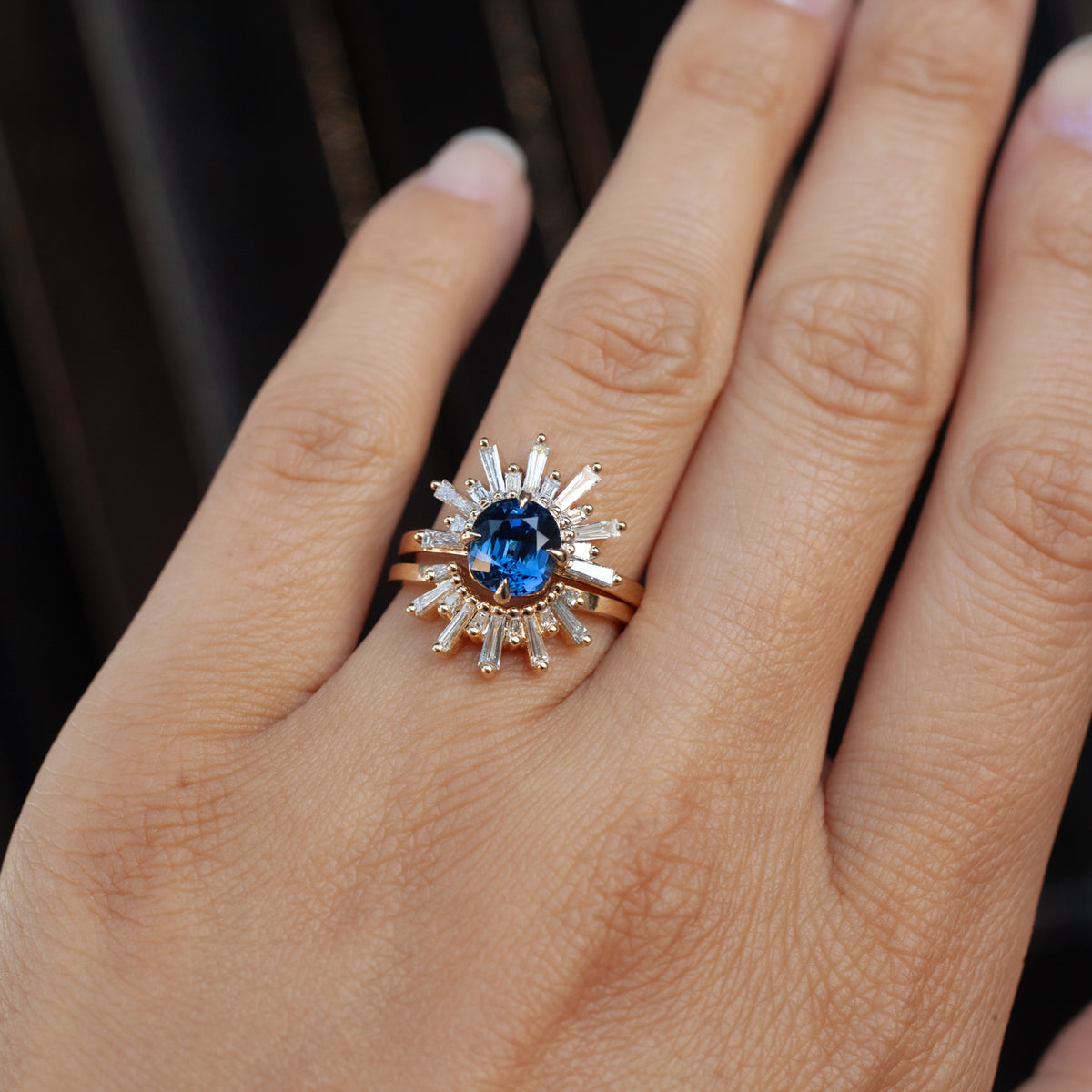 Grande Demi Feu - Cobalt Cushion Sapphire (1.97ct)