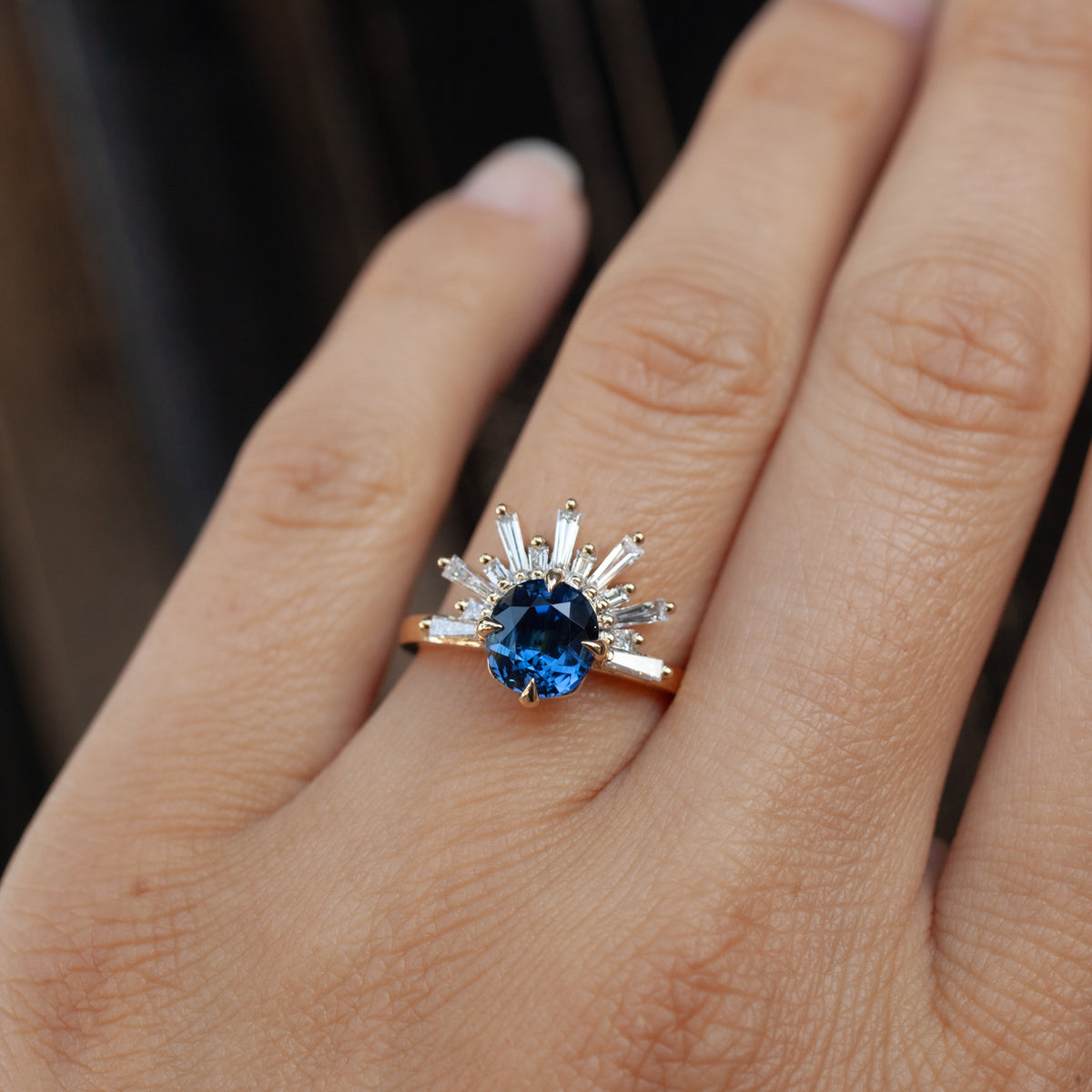 Grande Demi Feu - Cobalt Cushion Sapphire (1.97ct)