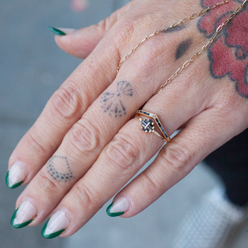 Hazeline Ring - Diamond Baguette