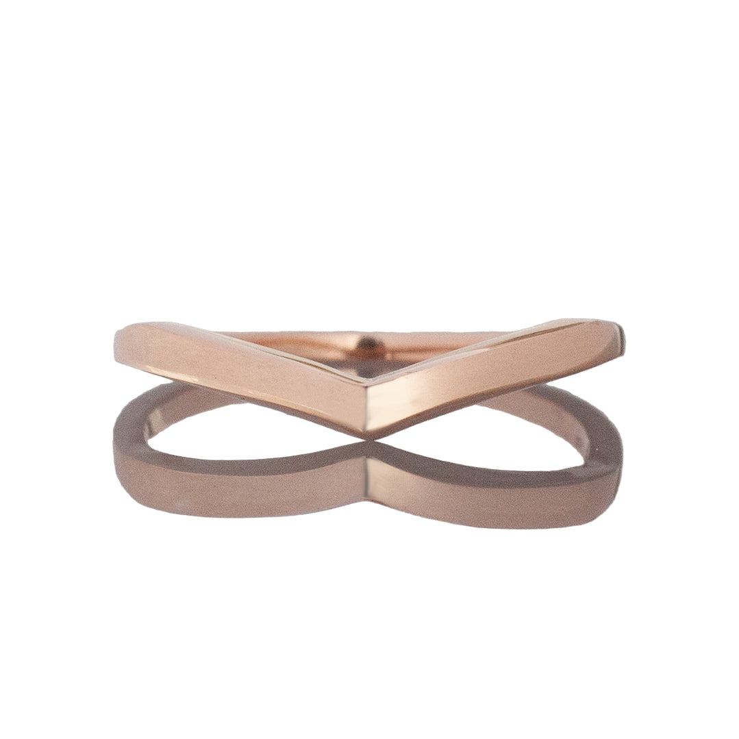 Hazeline Ring - Plain (14K)