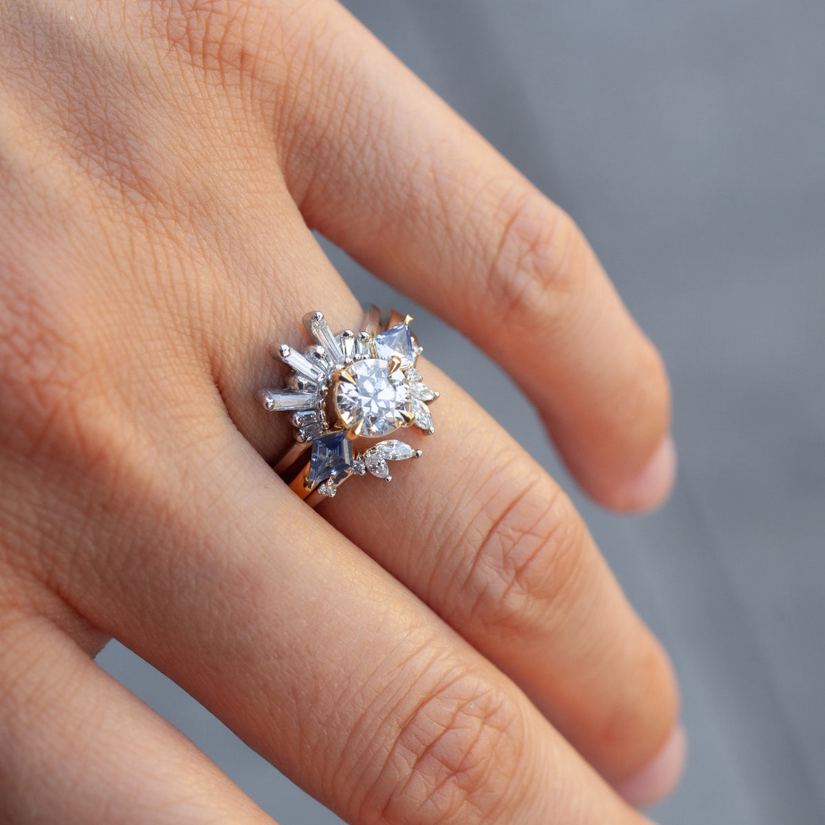 Long Meridian Ring - Platinum