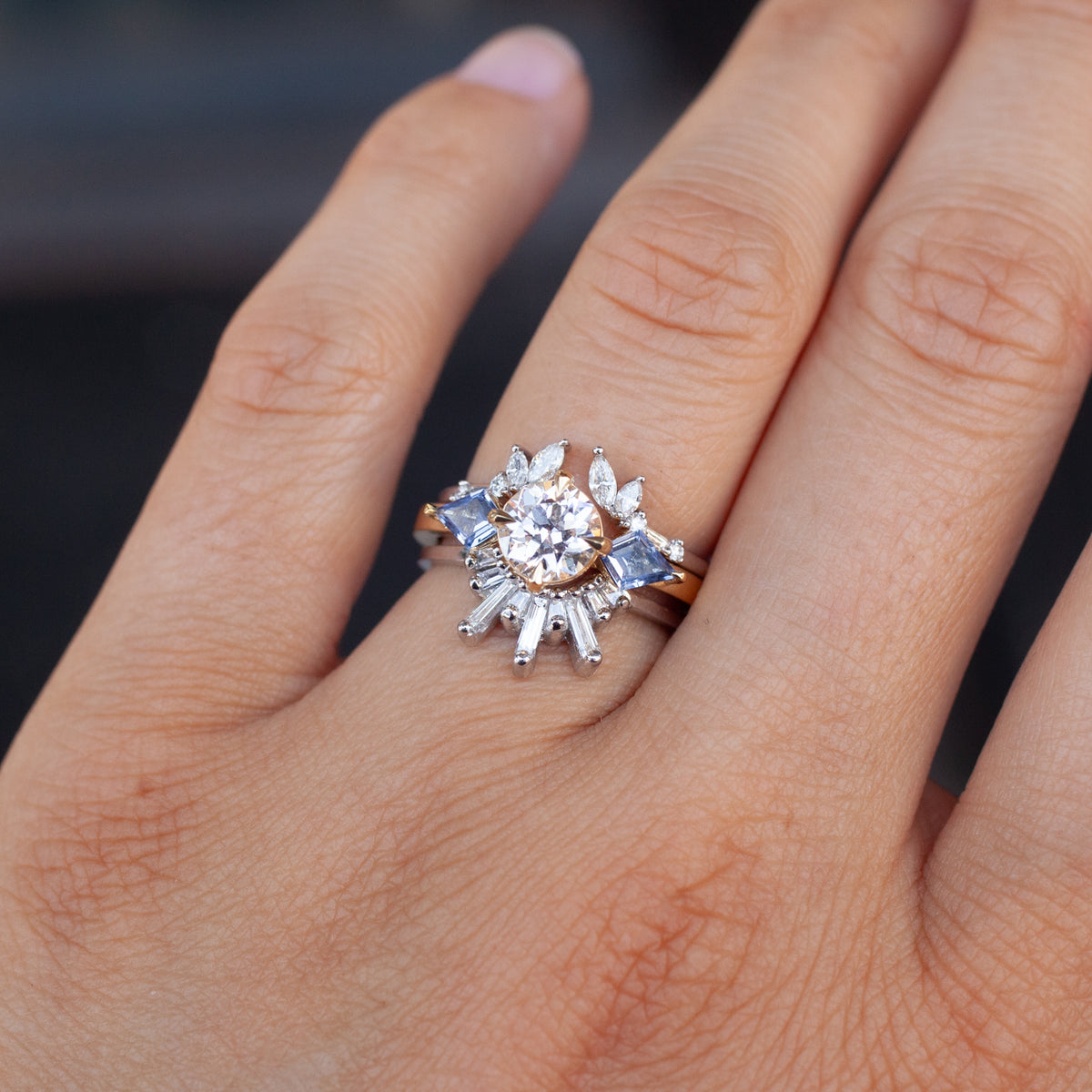 Long Meridian Ring - Platinum