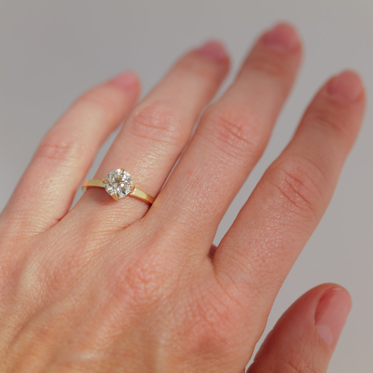 Penelope Ring - Antique Old European Diamond (1.32ct)