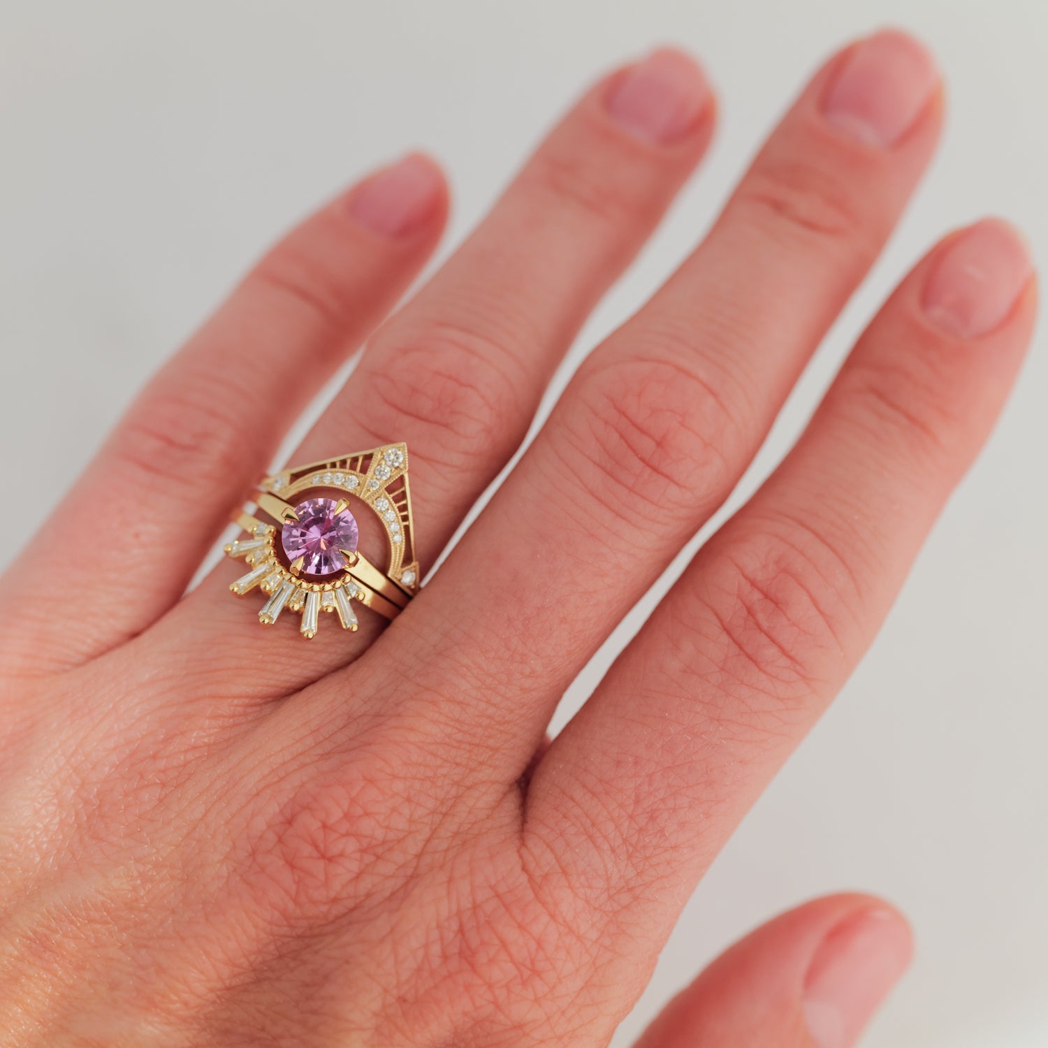Classic Penelope Ring - Bubblegum Pink Sapphire (1.44ct)
