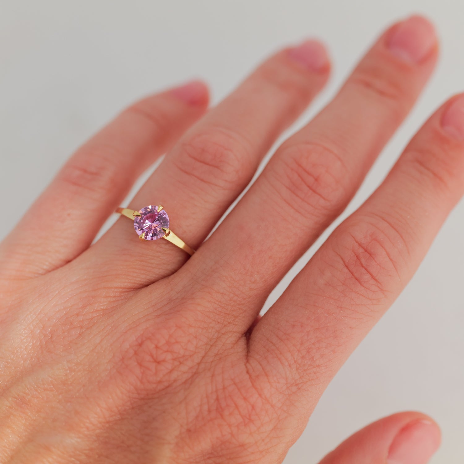 Classic Penelope Ring - Bubblegum Pink Sapphire (1.44ct)
