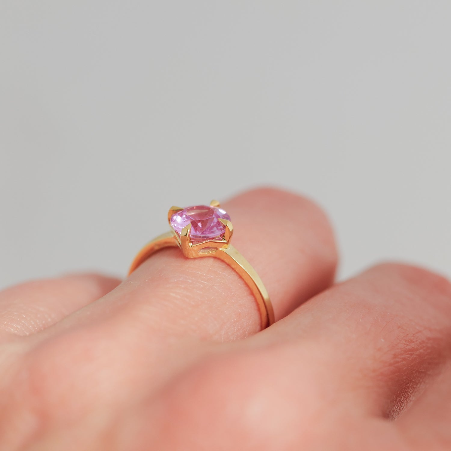 Classic Penelope Ring - Bubblegum Pink Sapphire (1.44ct)
