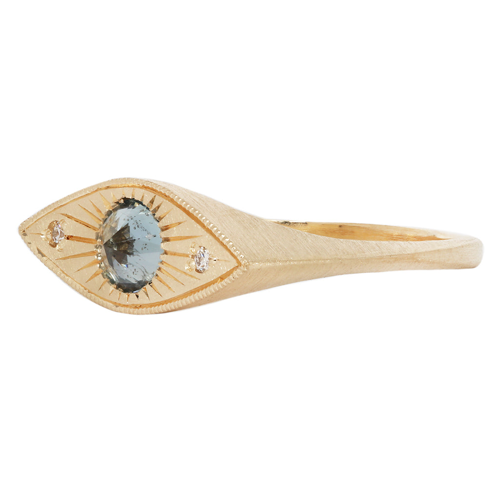 Petite Third Eye Ring - Sapphire