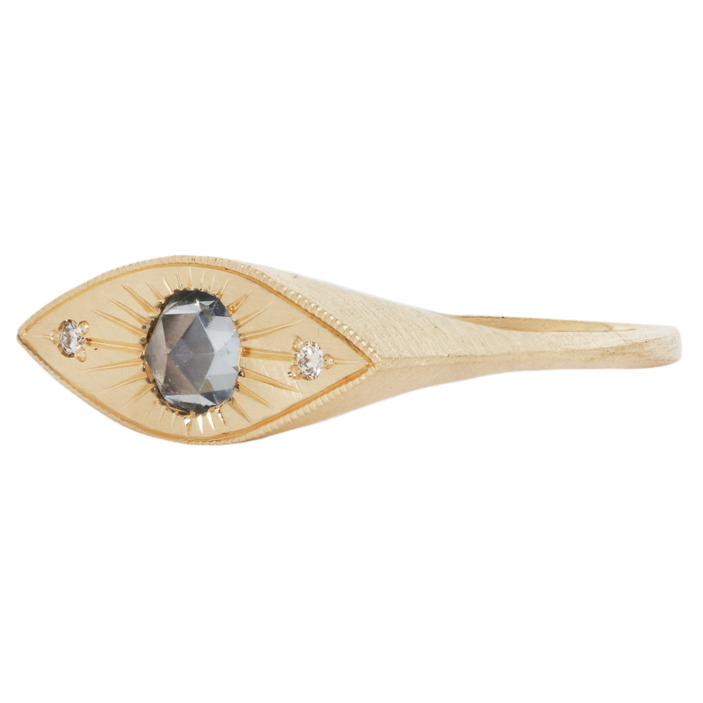 Petite Third Eye Ring - Sapphire