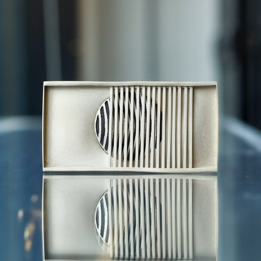 Moiré's Illusion Brooch