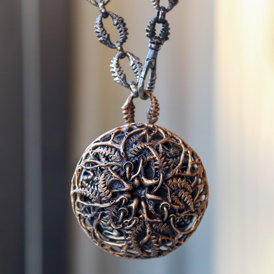 Dark Forest Timepiece Necklace