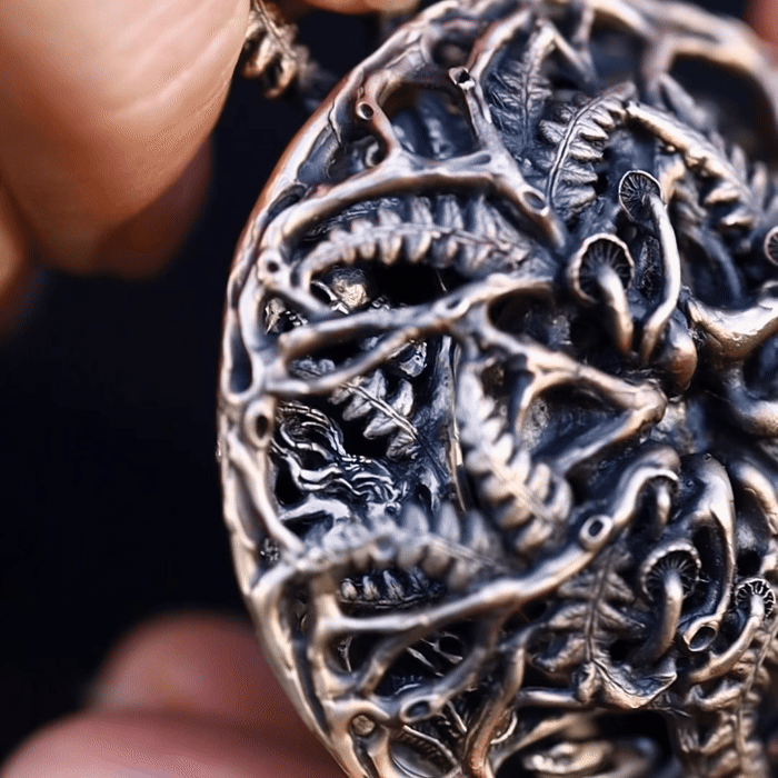 Dark Forest Timepiece Necklace