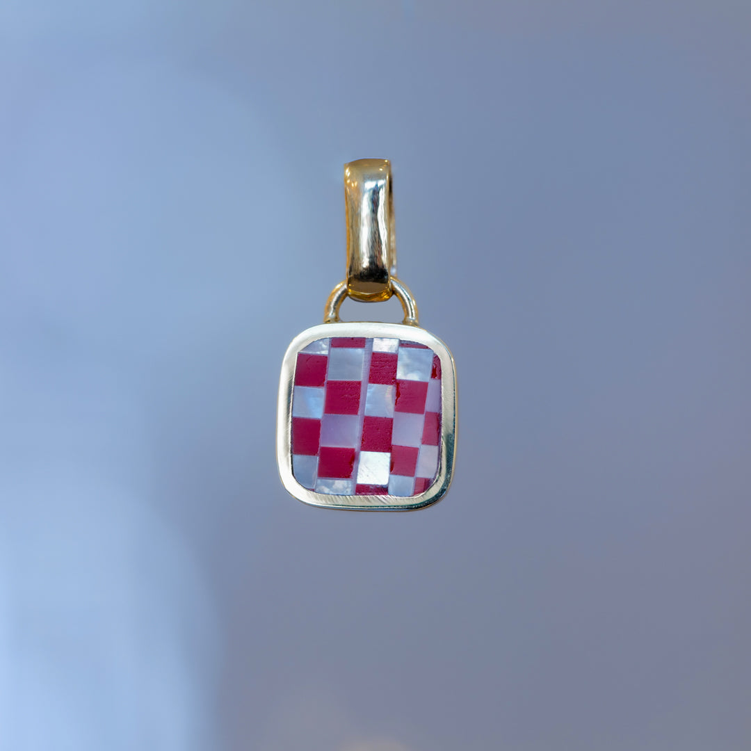 Soft Square Checkerboard Charm