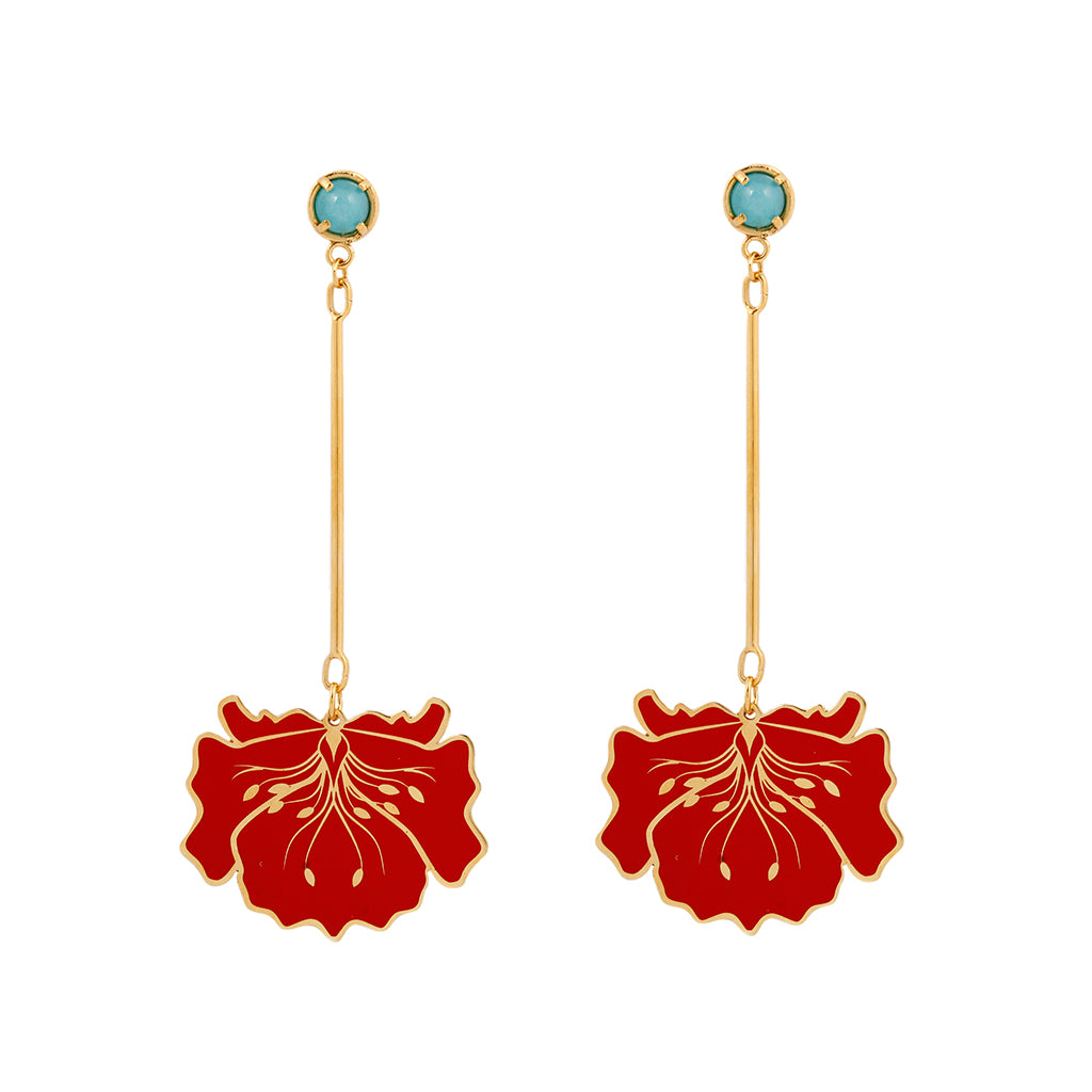 Poppies Nouveau Earrings