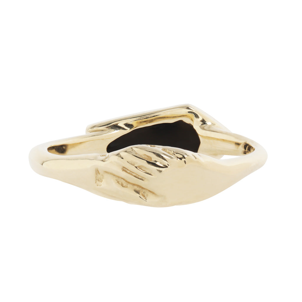 Stone Coffin Ring