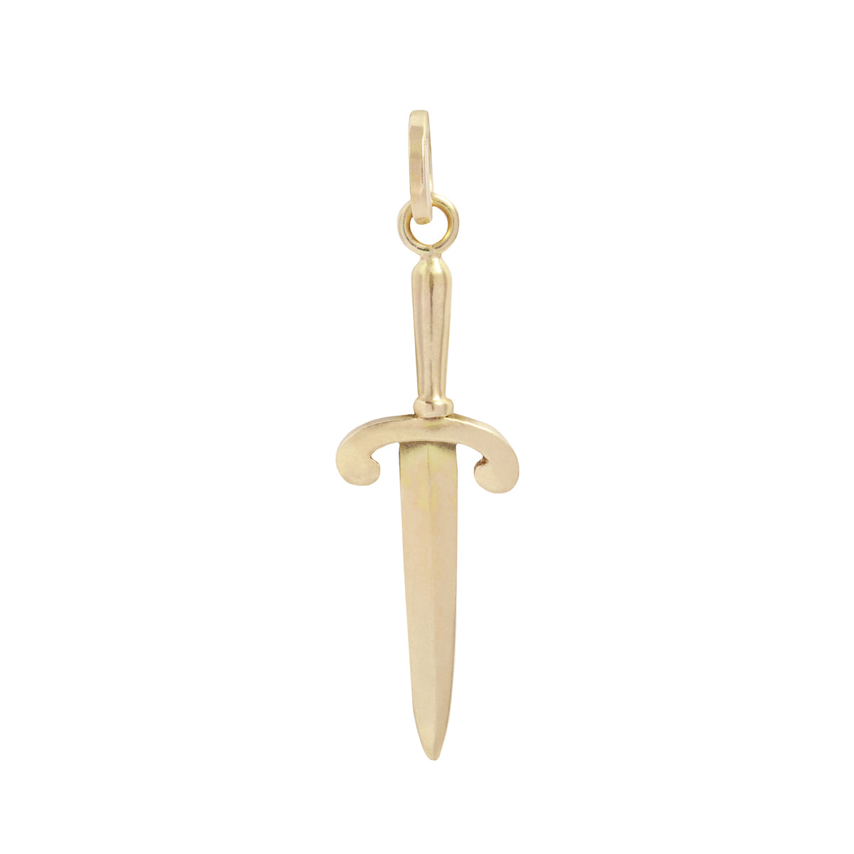 Parrying Dagger Charm 14K Yellow Gold
