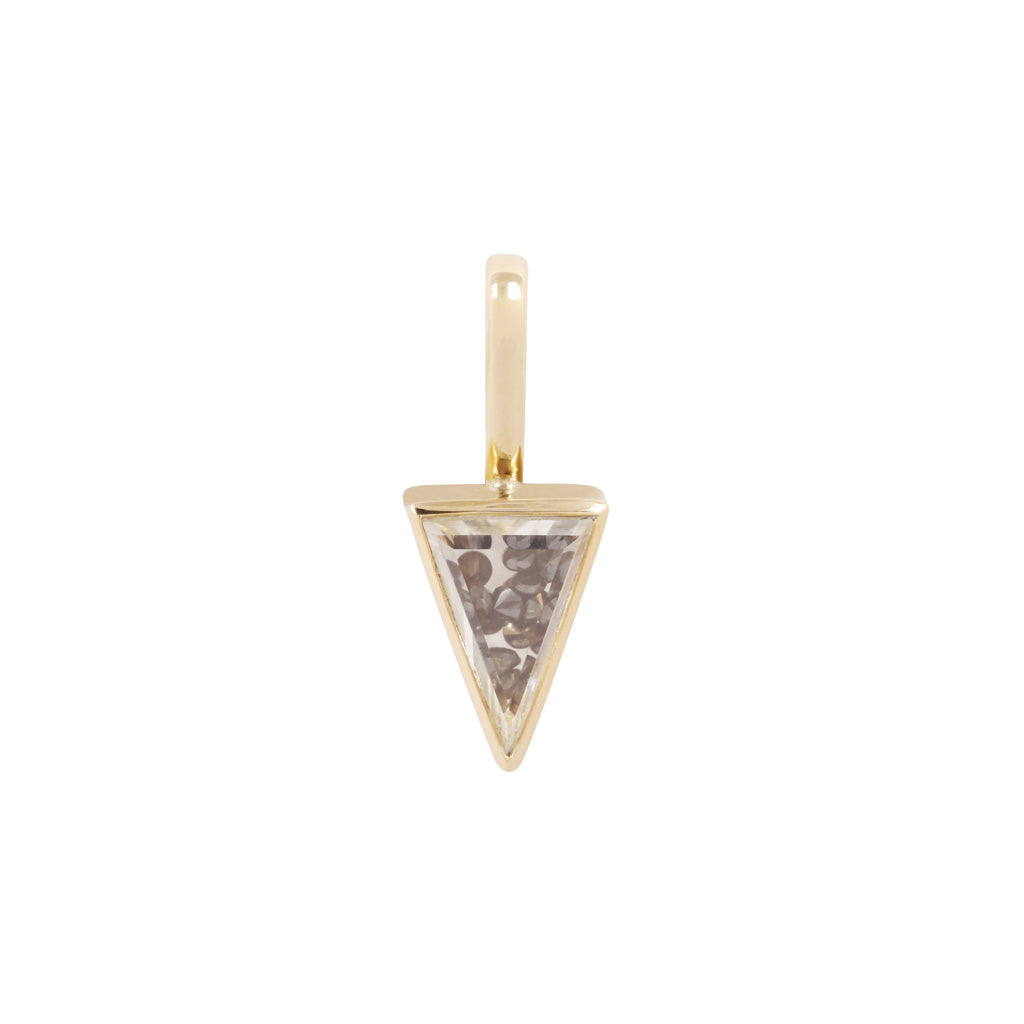 V Triangle Shaker Charm