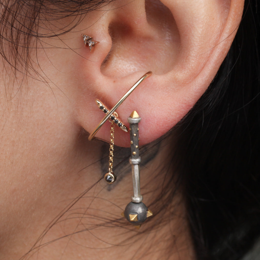 Needle Orbit Earring