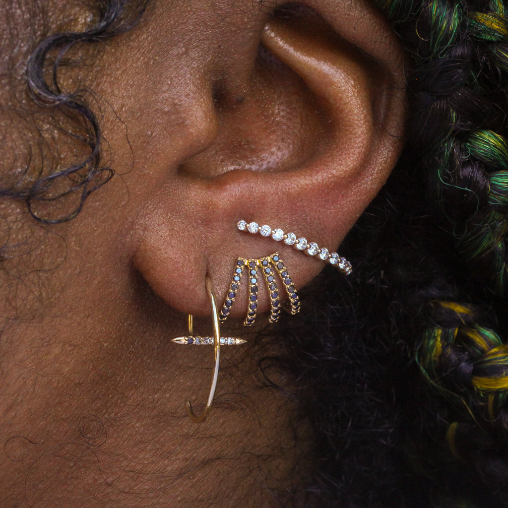 Needle Orbit Earring