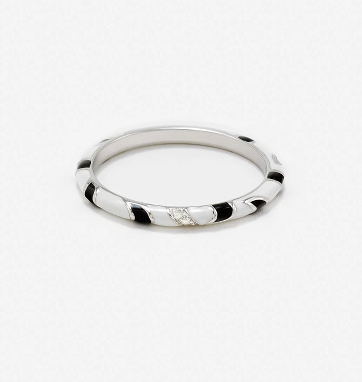 Alliance Mini Torsade Ring - Zebra