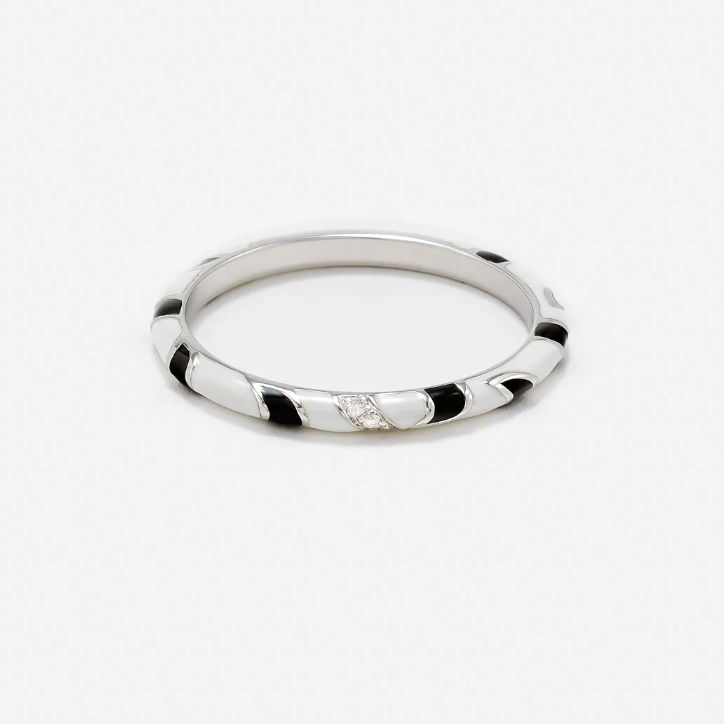 Alliance Mini Torsade Ring - Zebra