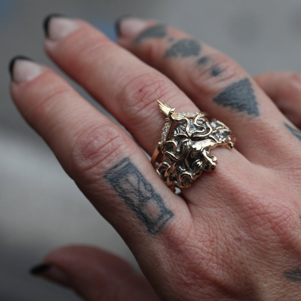 Medusa's Veil Ring