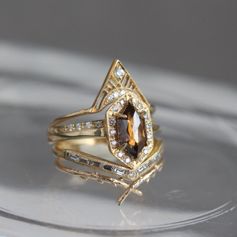 Hazeline Ring - Diamond Baguette