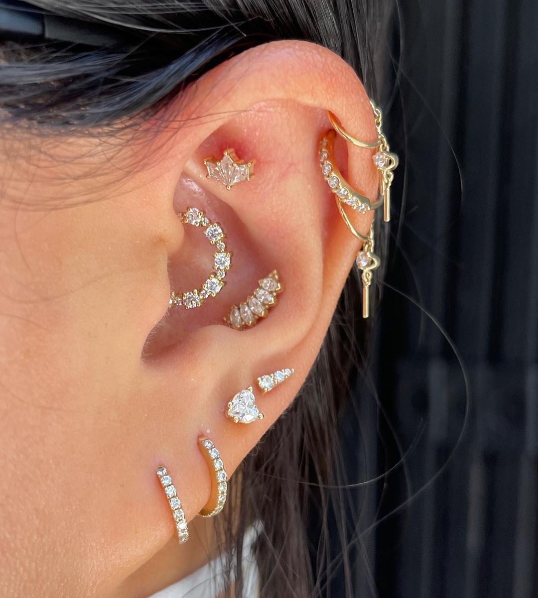 Different Best Piercing Stores Piercing Types Best Body Piercings Near Me Types Of Ear Helix