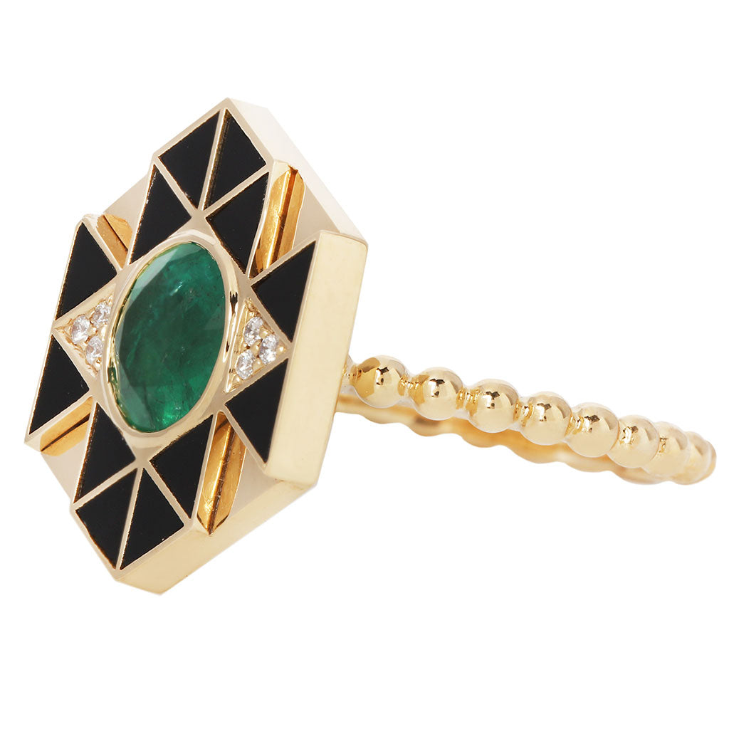 emerald diamond ring for sale