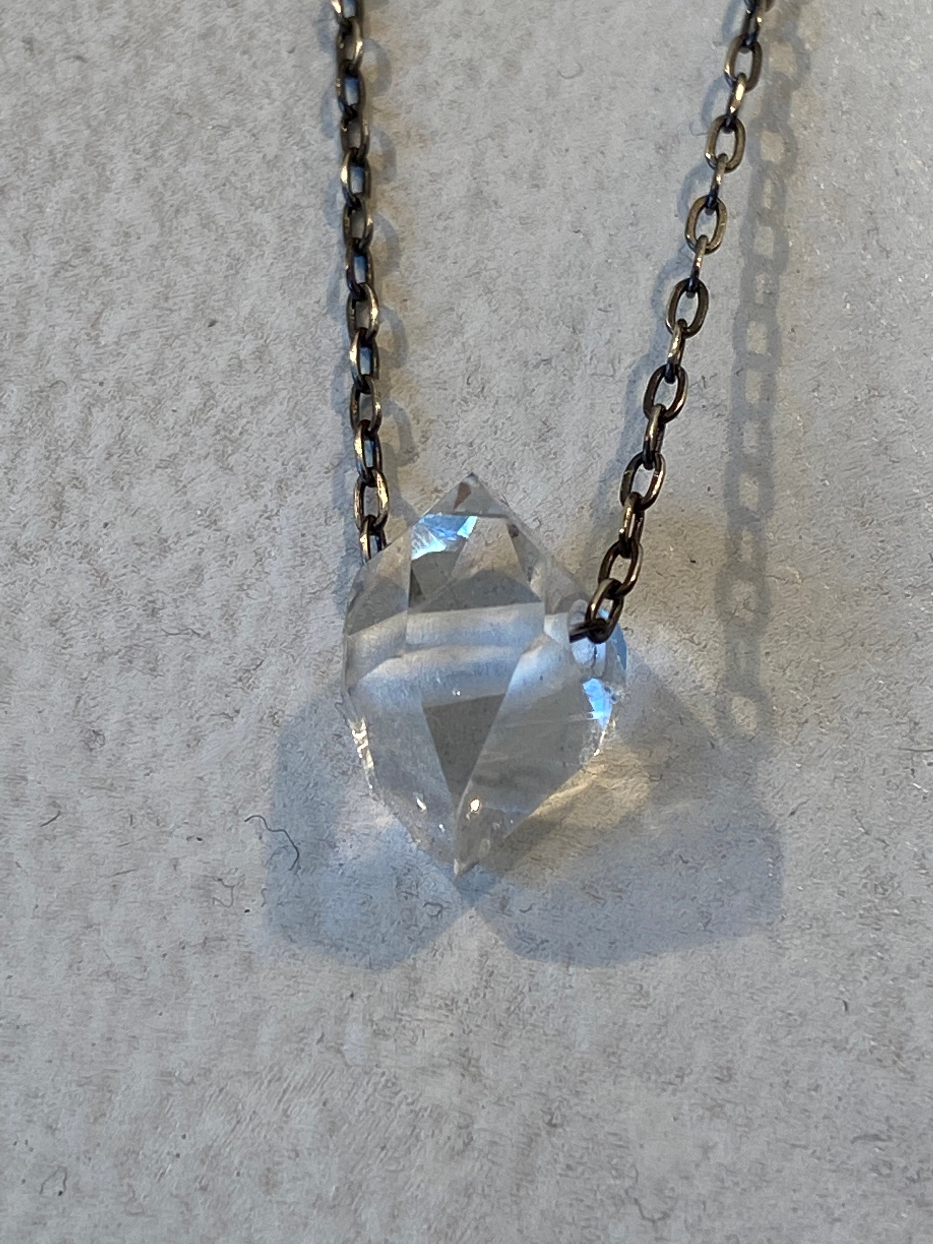 Crystal Quartz Necklace - Herkimer