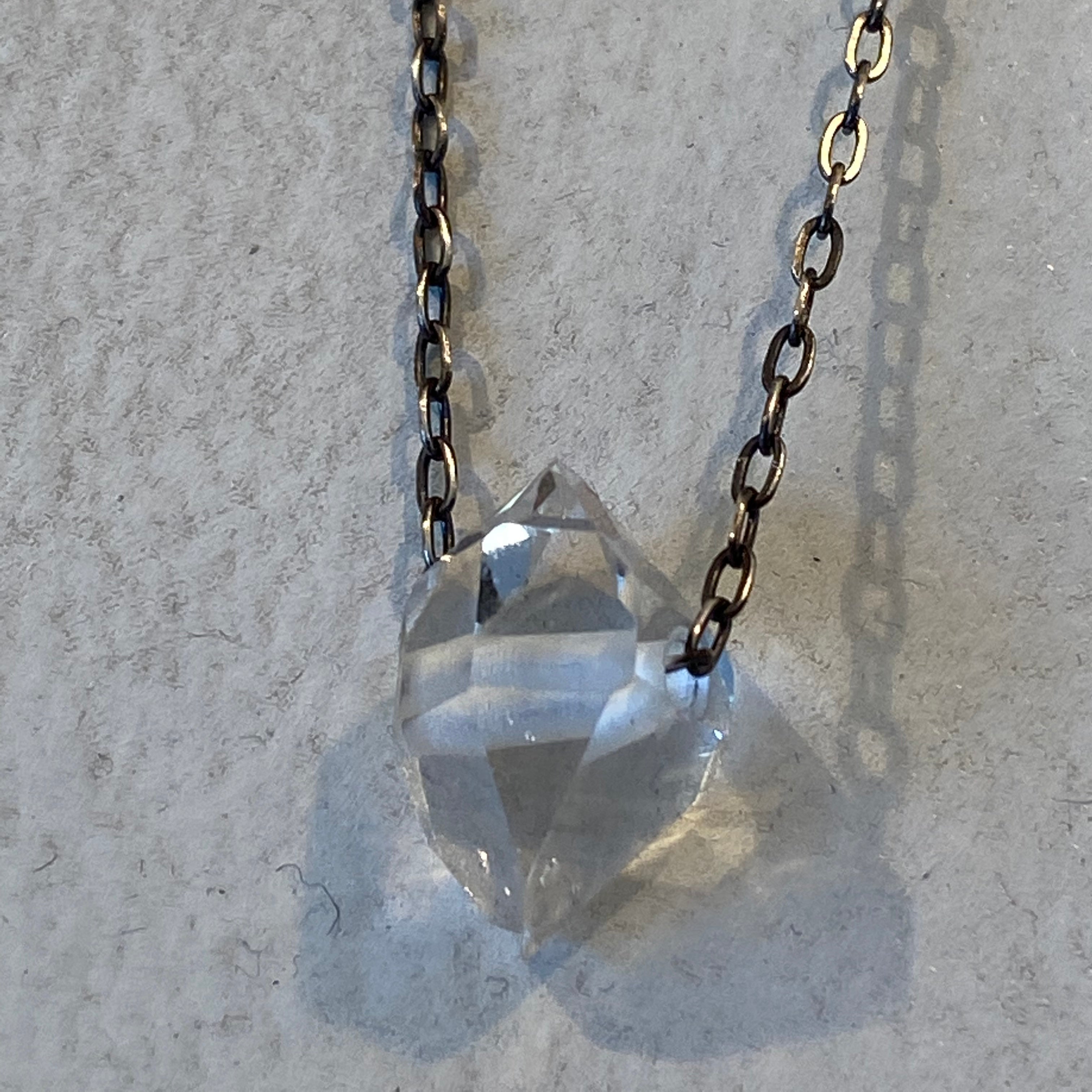 Crystal Quartz Necklace - Herkimer