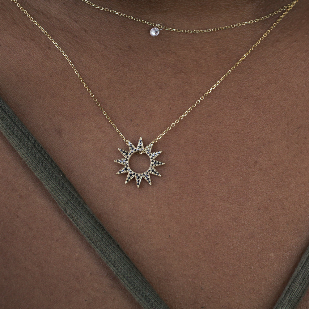 Mini Spur Charm - Black Diamond