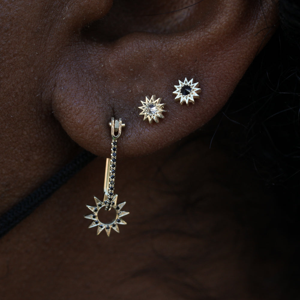 Inverted Spur Stud - Diamond