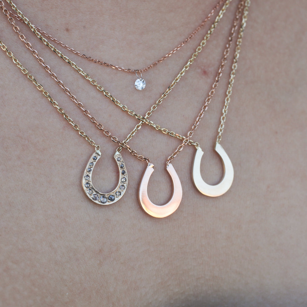 Good Luck Horseshoe Necklace