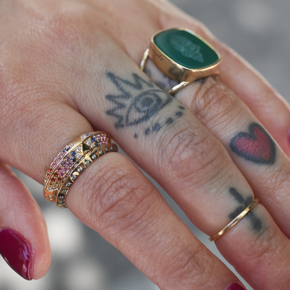 Pavé Rosa Ring