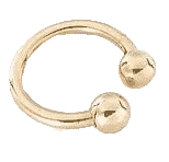 Gold Circular Barbell Shaft