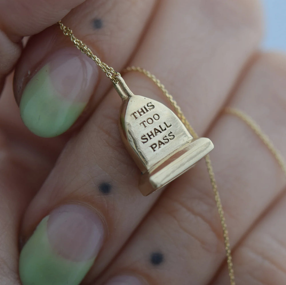 This Too Shall Pass Charm (G)