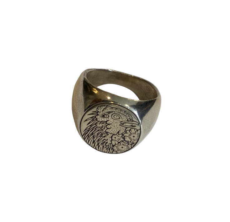 Ayu the Rooster Signet Ring