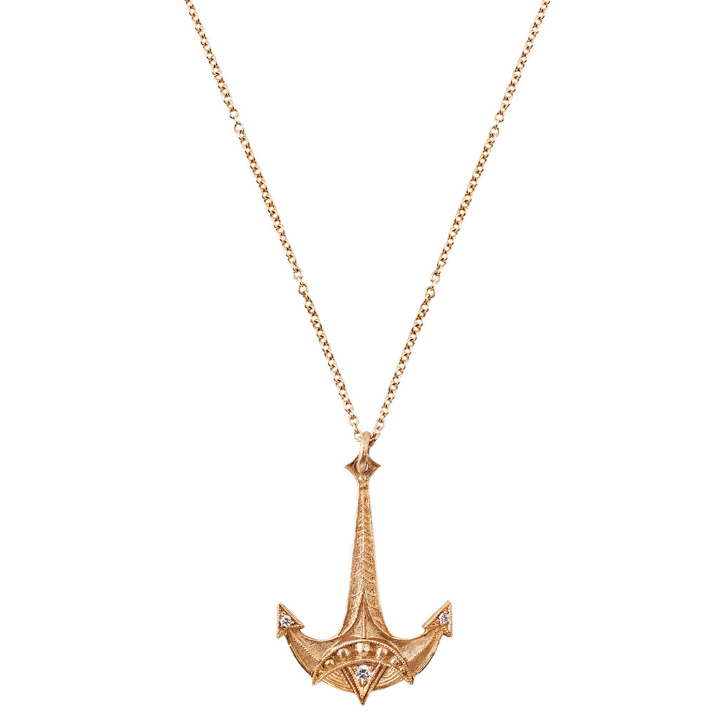 Ahab's Anchor Necklace