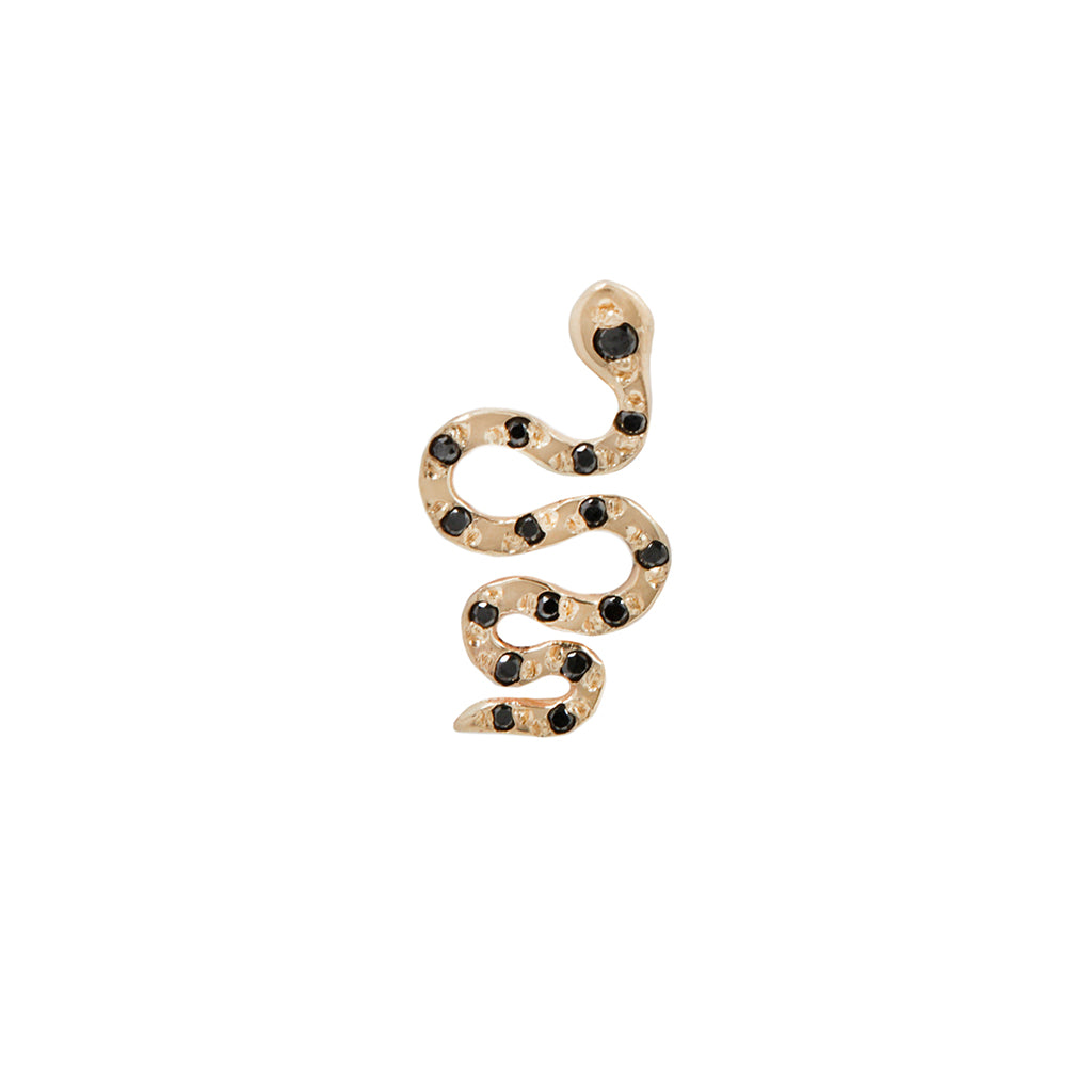 Pavé Snake Stud
