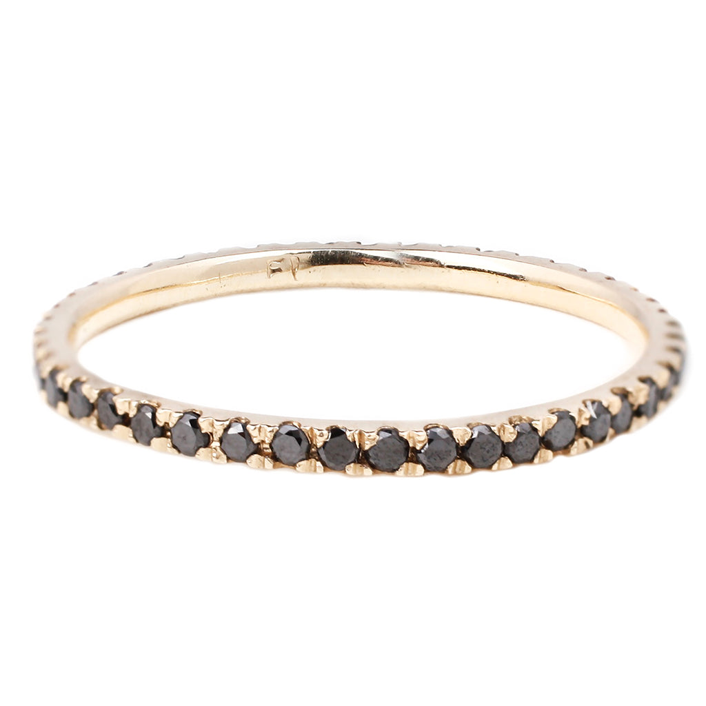 Feather Weight Ring - Black Diamond
