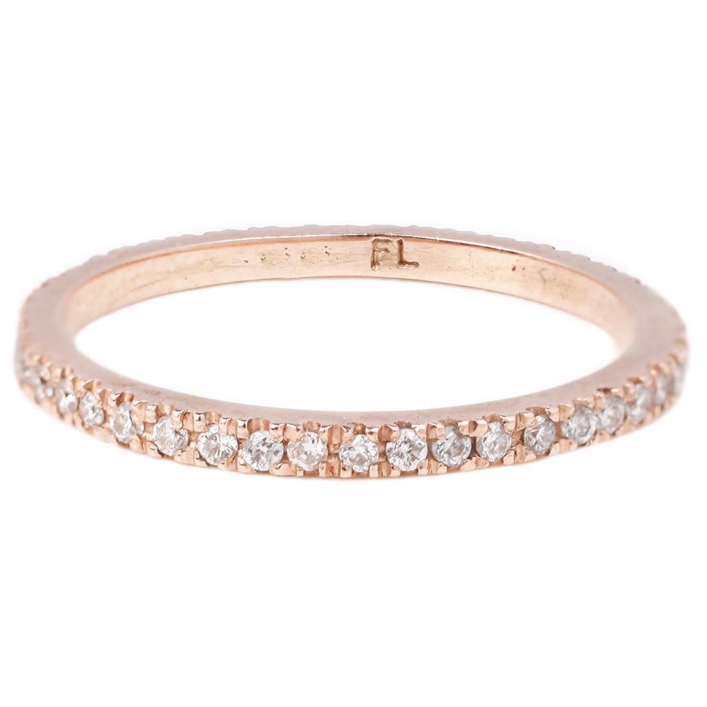 Feather Weight Ring - White Diamond