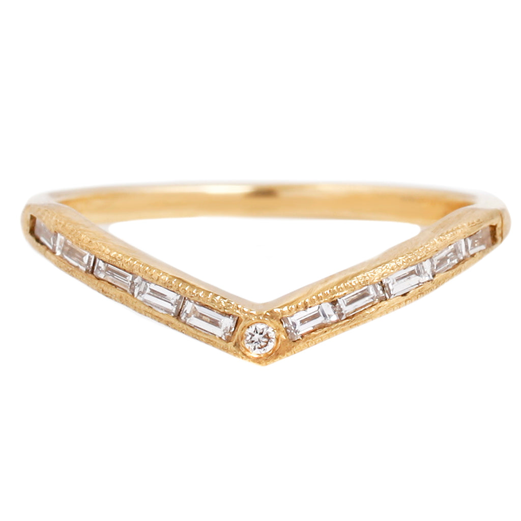 Hazeline Ring - Diamond Baguette (18K)