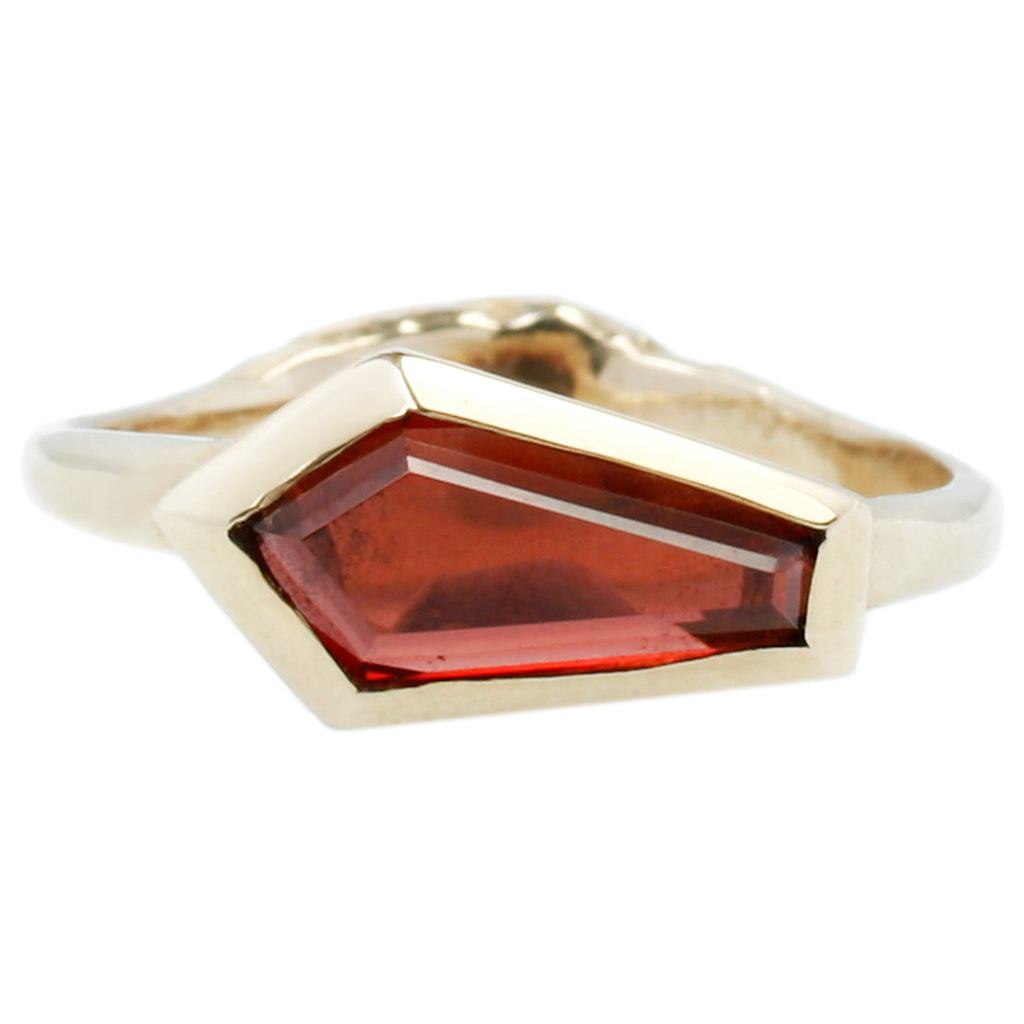 Stone Coffin Ring