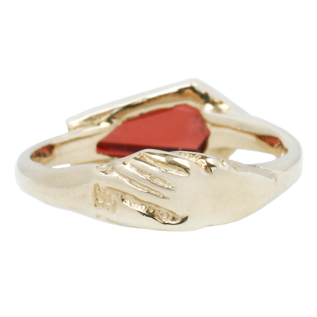 Stone Coffin Ring