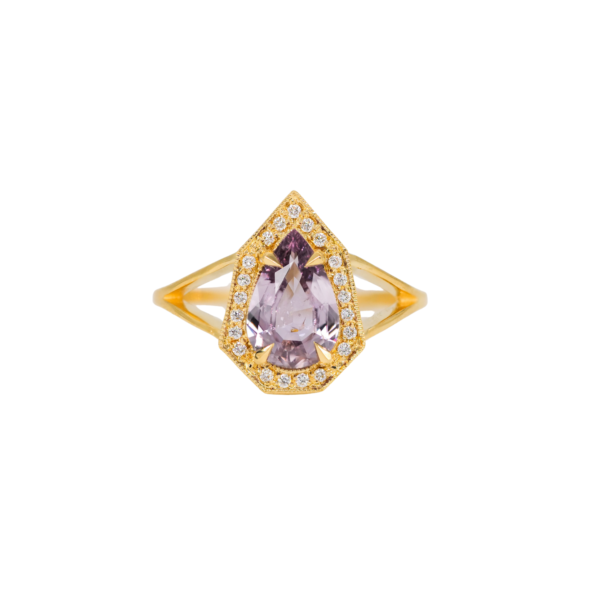 Classic Phoebe Ring - Sweetpea Pink Sapphire (1.22ct)
