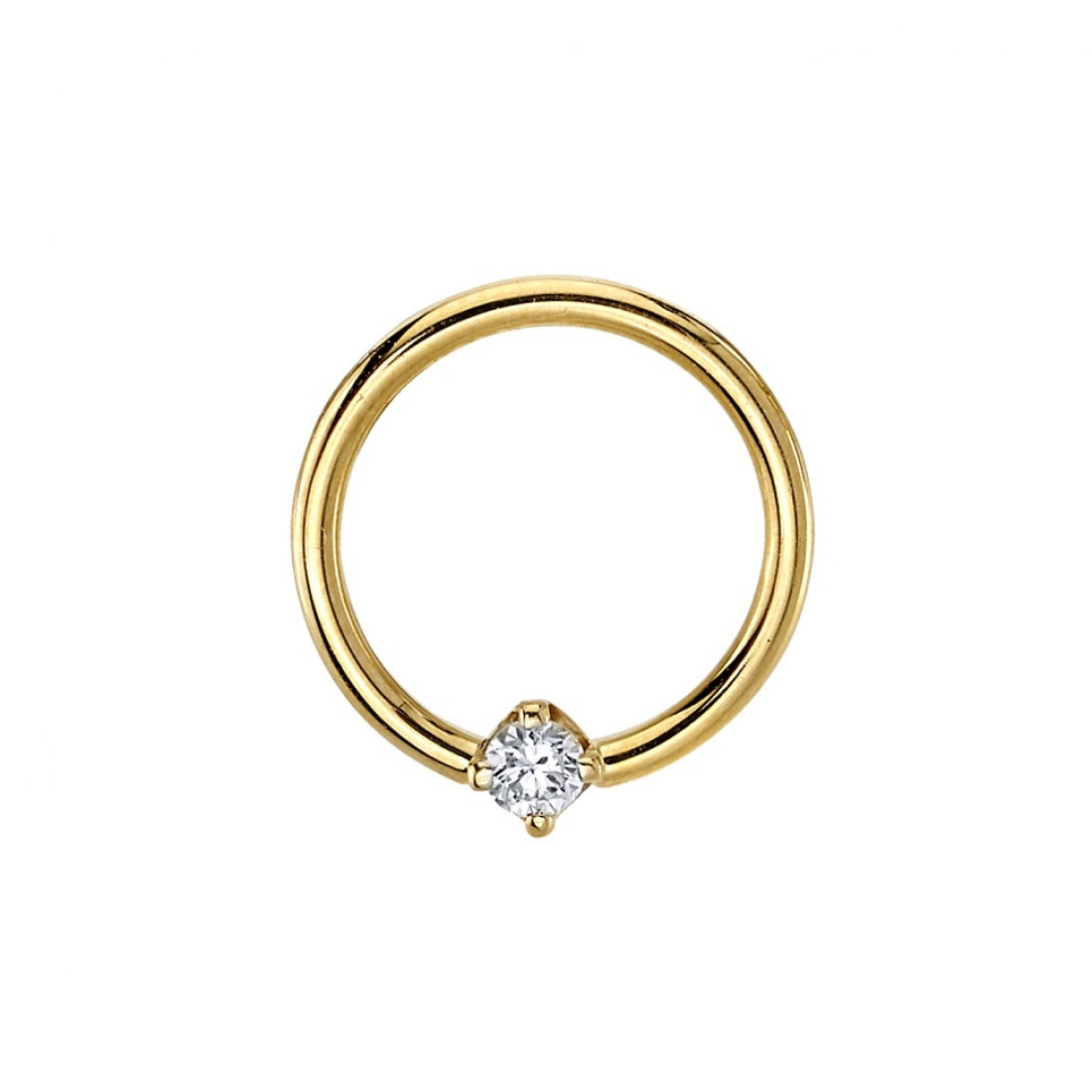 Round Prong Ring - Nipple (2mm)