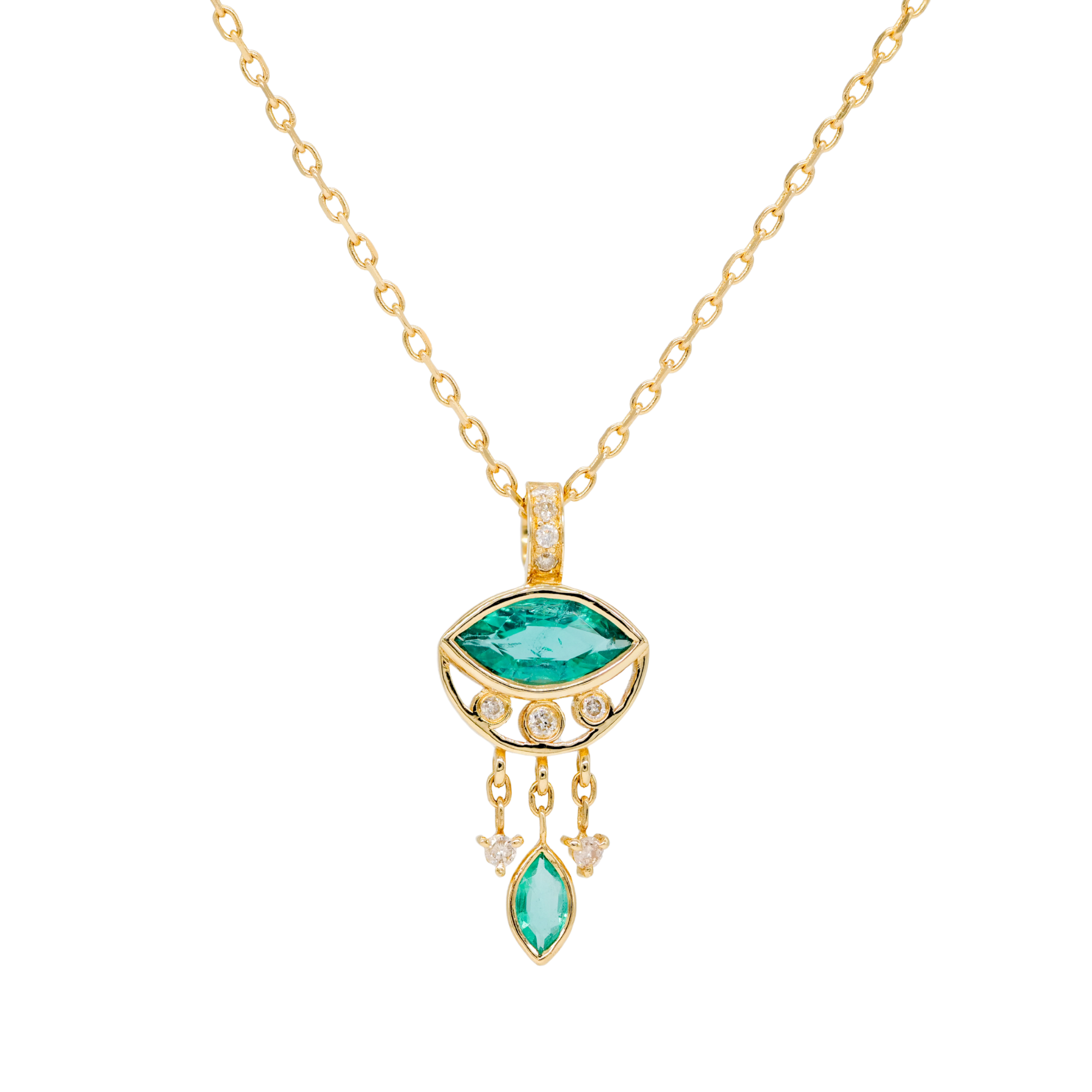 Petite Stone Eye Necklace