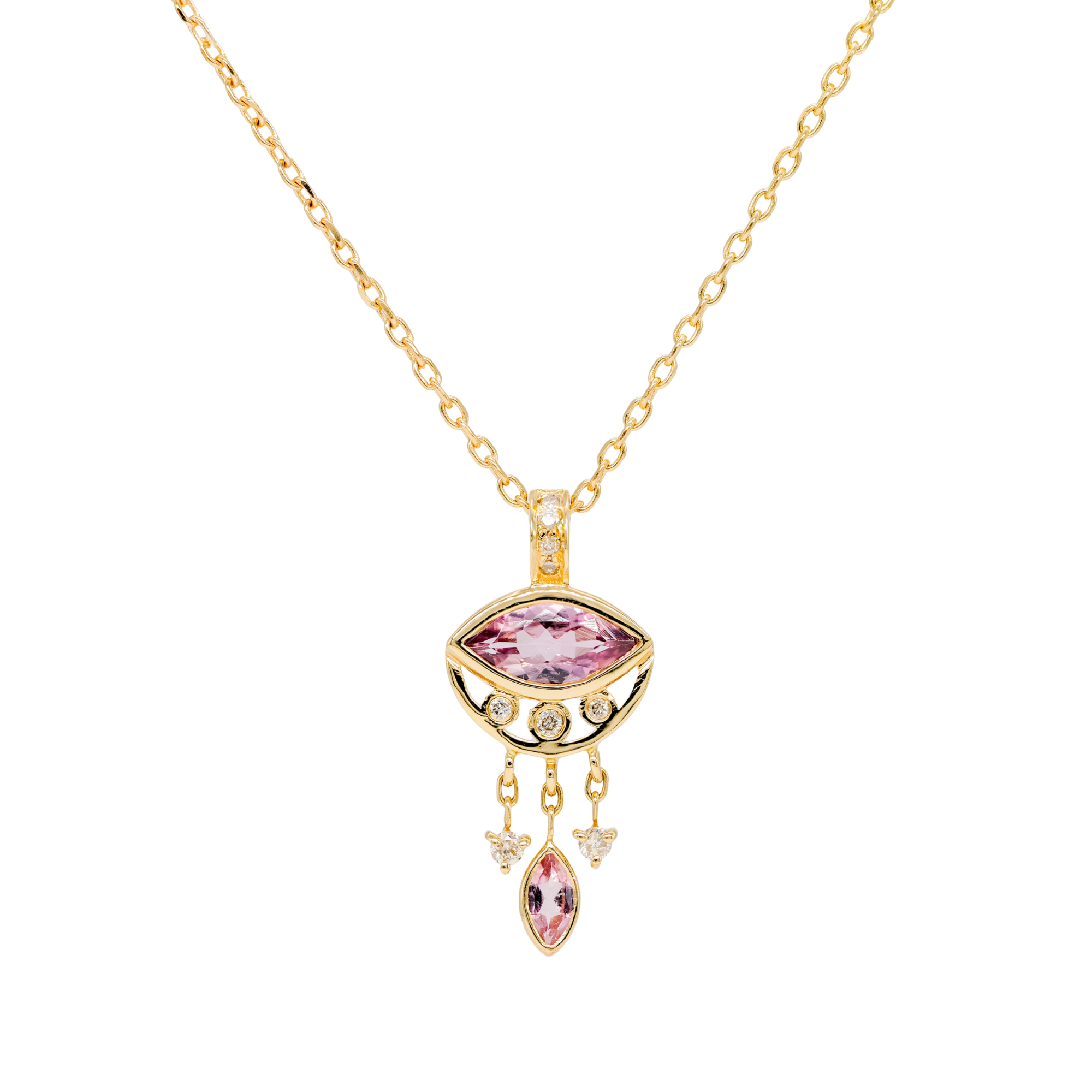 Petite Stone Eye Necklace