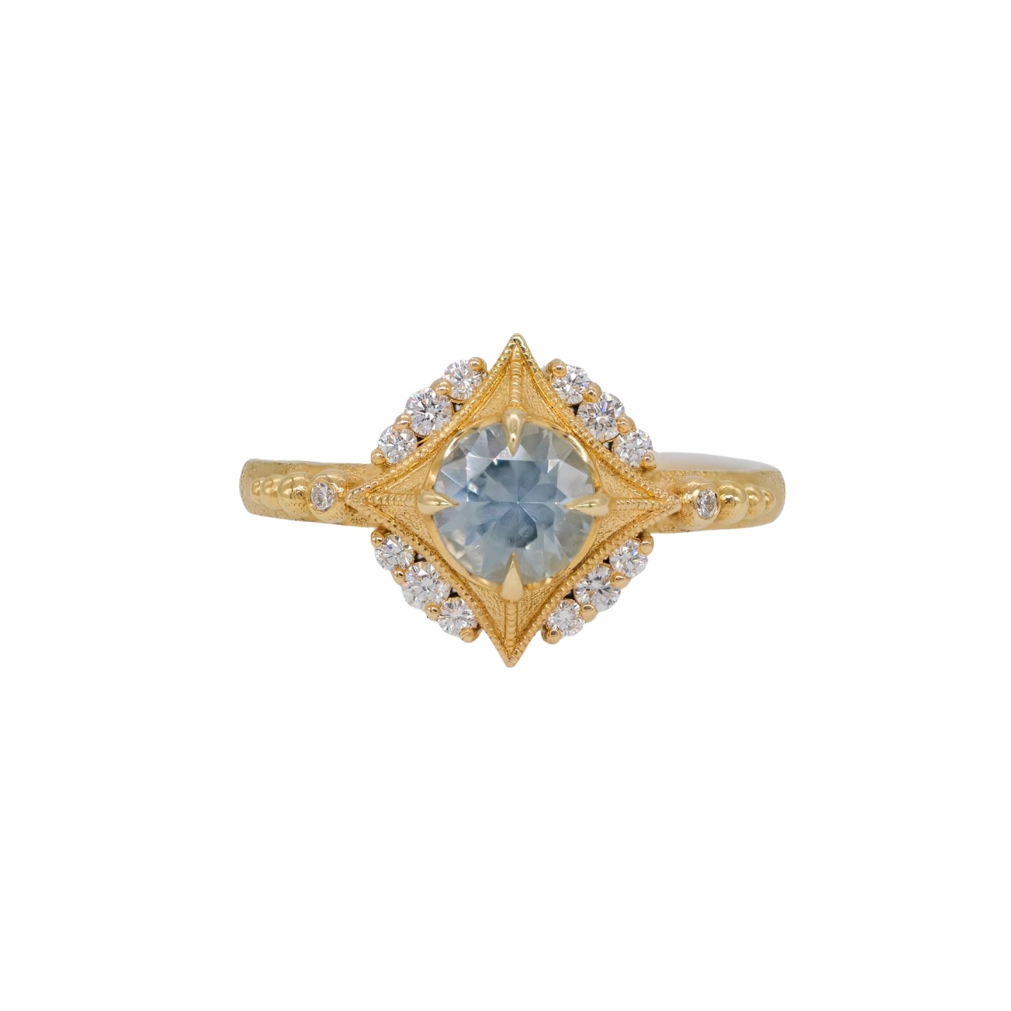 Sabine Nova Ring - Teal Sapphire
