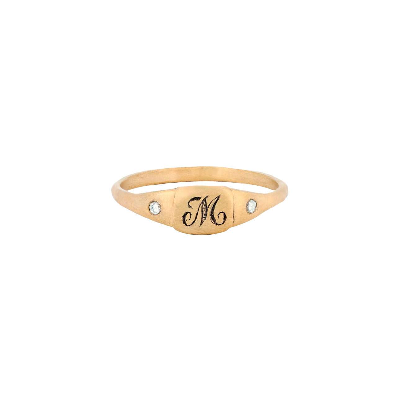 Littlest Letter Pinky Ring